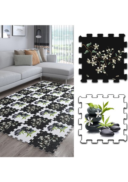 Dijital Baskılı Mutfak-Oturma Odası-Salon Halısı/yapboz Halı/puzzle Halı/ Japon Halı