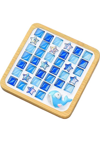 Mozaik Bardak Altlığı Dıy Yaratıcı Çocuklar El Yapımı (Yurt Dışından)