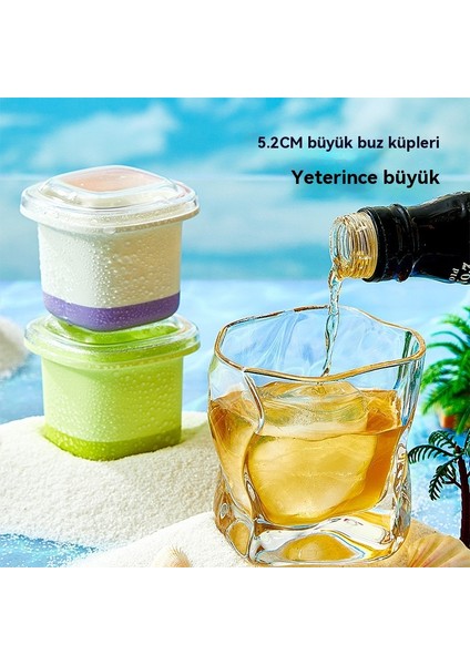 Mutfak Ekipmanları Gıda Sınıfı Preslenmiş Dondurulmuş Buz Küpü Kutusu (Yurt Dışından)