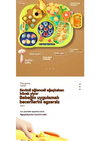Çok Fonksiyonlu Çiftlik Parkı Oyun Masası Bebek Aydınlanma Oyuncak (Yurt Dışından)