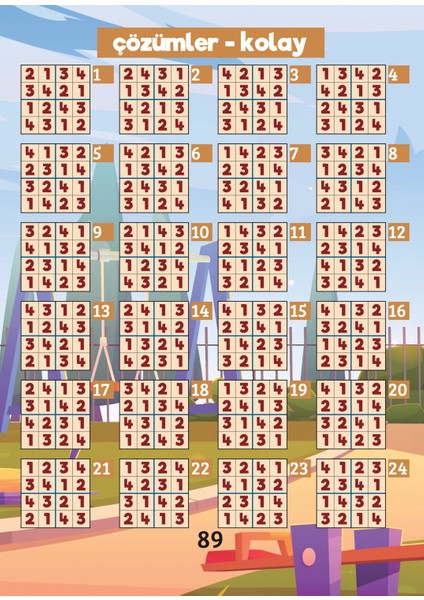 Çocuk Sudoku 2024/03