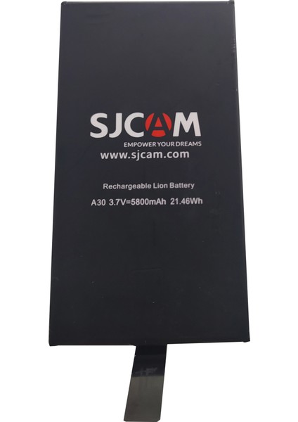 A30 Uyumlu 5800MAH Şarj Edilebilir Lityum Batarya