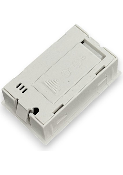 Dijital Mini Sıcaklık Ölçer Termometre Isı Ölçer - 1 Adet Beyaz Renk (2 Adet Pil Dahil)