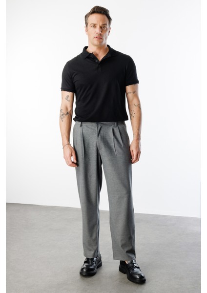 Erkek Baggy Fit Kumaş Pantolon Erkek-Kumaş-Pantolon fiyatları