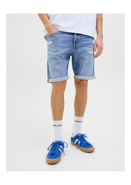 Jack Jones Erkek Blue Denim Shorts 12269612 modelleri