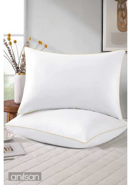 2'li Nano Jel Yastık, 50x70cm - Otel Yastığı - Sağlıklı Uyku Için En Iyi Yastık Seçeneği