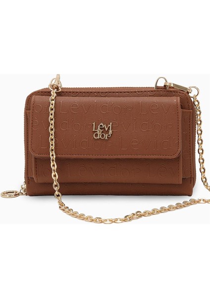 Taba Monogram Baskılı Çok İşlevli Fermualrı Cüzdan