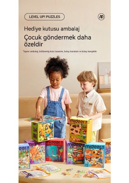 Yapboz Mantıksal Düşünme Kağıt Çocuk Eğitici Oyuncak (Yurt Dışından)