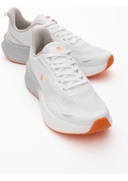 Erkek Kalın Taban Bağcıklı Sneaker Hj 25063M Beyaz