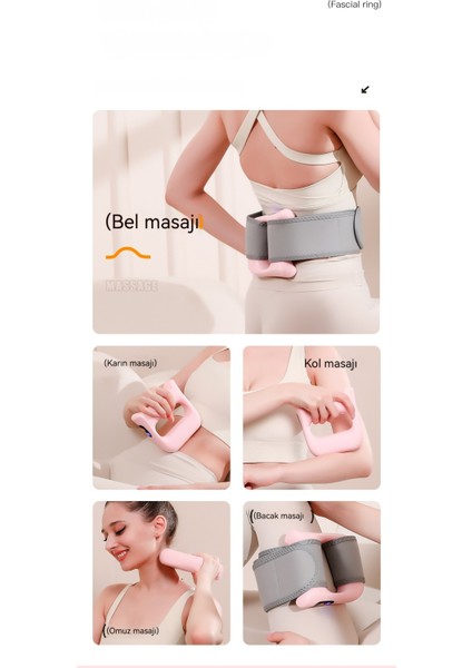 Fascia Ring Masaj Aleti Mini Titreşimli Yoga Halkası Type-C Şarjlı (Yurt Dışından) fiyatları