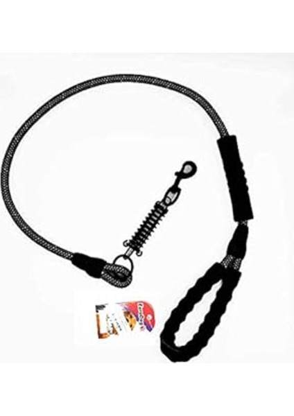 Eurodog Köpek Uzatma Reflektörlü 14 mm x 120 cm Siyah 1 Adet