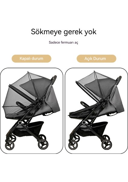 Katlanabilir ve Kurulum Gerektirmeyen Bebek Arabası Cibinliği (Yurt Dışından) fiyatları