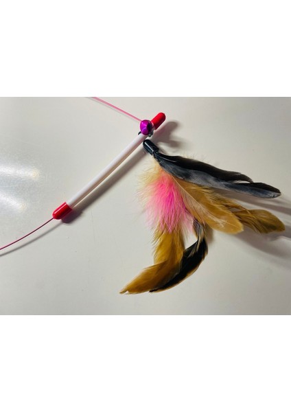 Luxury Kedi Oyun Oltası . Renkli Tüylü , Minik Çıngıraklı 1 Adet fiyatları