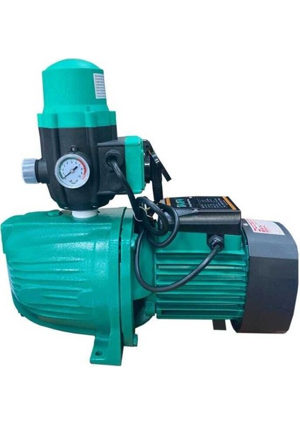 Jet 1 Hp 220V Italyan Tasarım Bakır Sargılı Bronz Fanlı 5 Kat 5 Daire Otomatik Hidrofor Seti