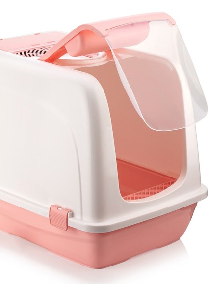 Kapalı Kedi Tuvaleti Xxl Boy (Kürekli Hediyeli) 46X66X52 cm fırsatları