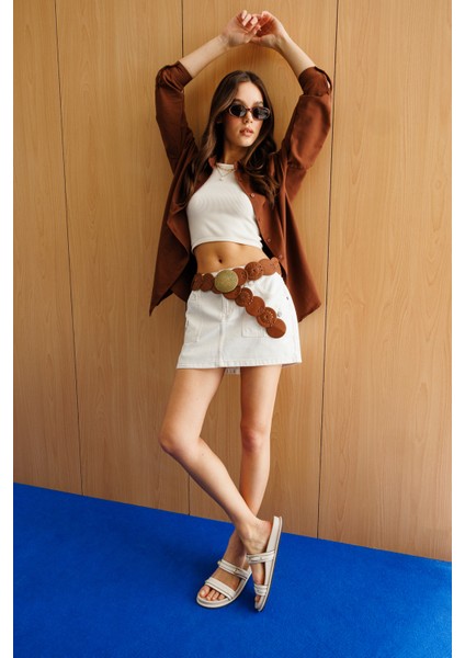 Oversize Basic Kadın Gömlek Kadın-Basıc-Gömlek