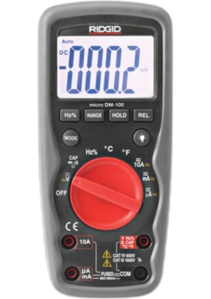 Rıdgıd 37423 Micro DM-100 Dijital Multimetre