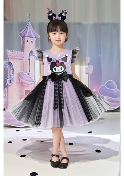 Kuromi Elbise Çocuk Elbise