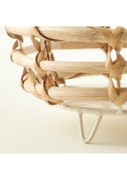 Dawn Yuvarlak Sepet Naturel (27 x 12 cm )