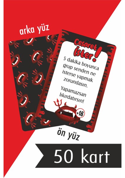 Cesaret Ister +18 Oyun Kartları | Eğlenceli Parti Kutu Oyunları | Grup Içki Shot Oyunları fiyatları