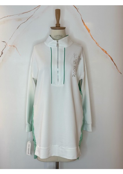 Yarım Fermuarlı Sweatshirt