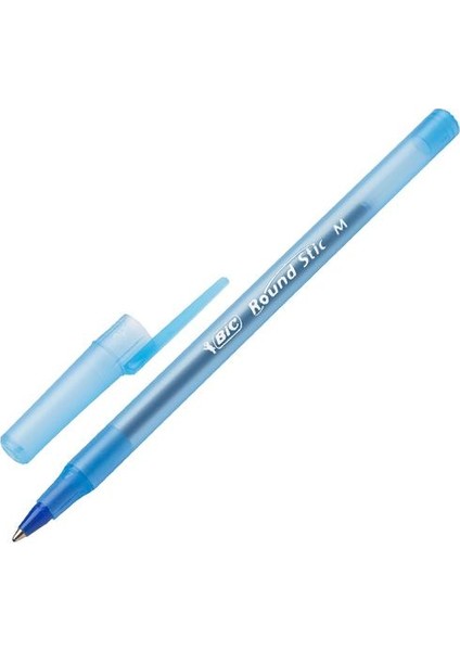 Round Stick Tükenmez Kalem 1.0 mm 60 Adet - Mavi
