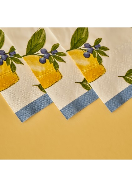 Lemoncello 40'lı Peçete (33X33 Cm)