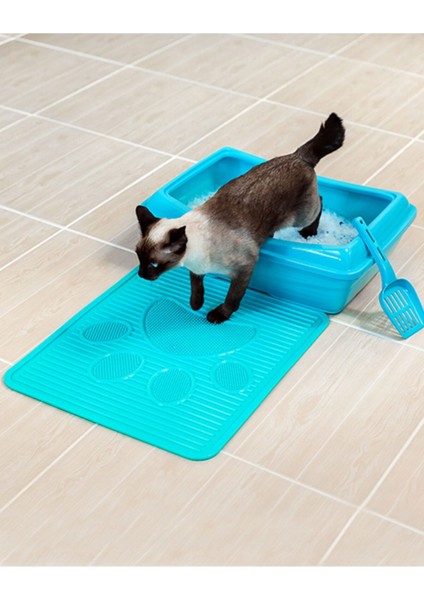 Kedi Tuvalet Paspası Turkuaz Şenyayla SY5087