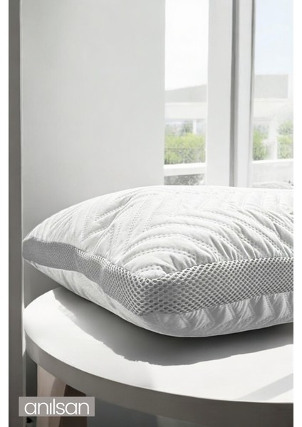 Klimalı Ortopedik Yastık - Yumuşak ve Hava Kanallı 50x70 cm, 800gr Premium Silikon