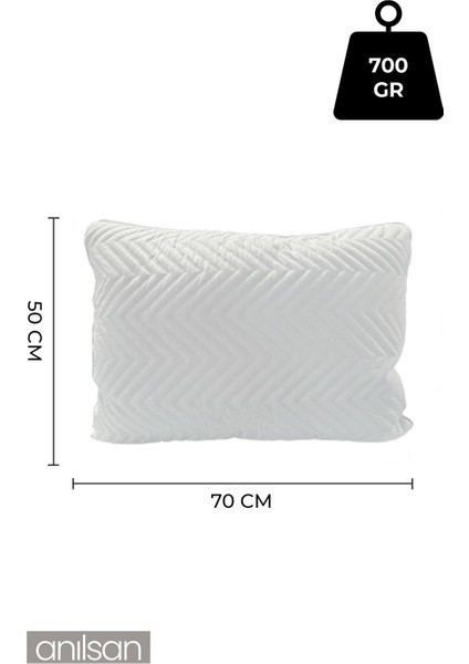 Klimalı Ortopedik Yastık - Yumuşak ve Hava Kanallı 50x70 cm, 800gr Premium Silikon fiyatları