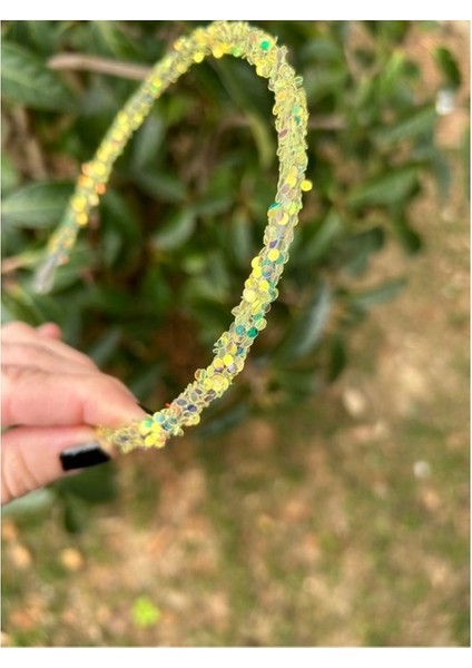 Bymerve Neon Sarı Pullu Taç (Yurt Dışından) fırsatları