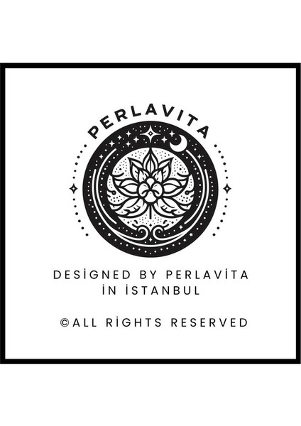 Perlavita Ayarlanabilir 8mm Doğal Taş Boncuk Bileklik Örgülü Halat Kadınlar ve Erkekler Için Özel Ta (Yurt Dışından)