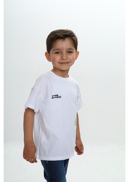Erkek Çocuk Dinazor Yazı Baskılı Tişört fiyatları