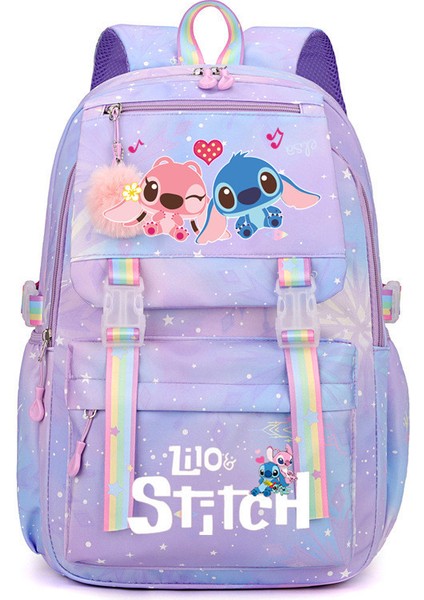 Lilo ve Stitch Stitch Öğrenci Sırt Çantası (Yurt Dışından)