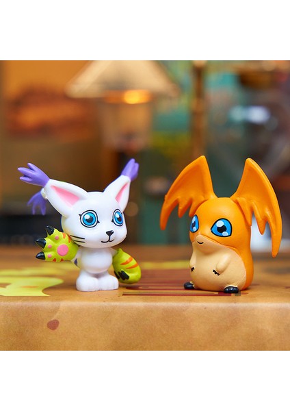 Agutyrannosaurus ve Tailmon Dahil 9 Küçük Digimon Figürü (Yurt Dışından)