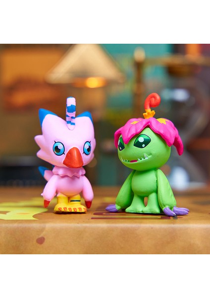 Agutyrannosaurus ve Tailmon Dahil 9 Küçük Digimon Figürü (Yurt Dışından)