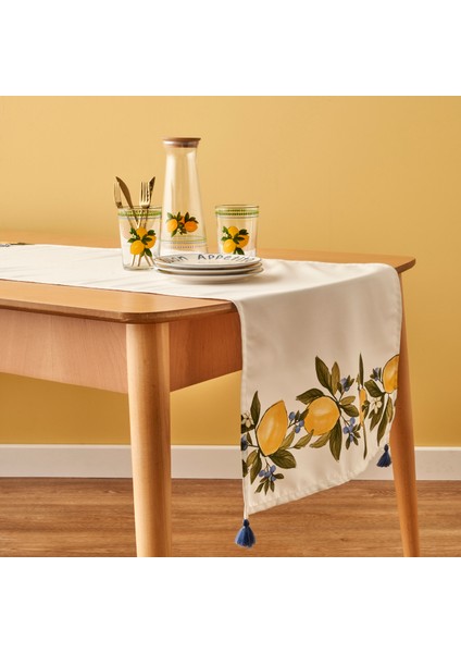 Lemoncello Pamuklu Runner Sarı (50 x 150 cm )