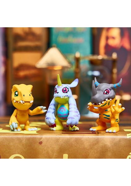 Agutyrannosaurus ve Tailmon Dahil 9 Küçük Digimon Figürü (Yurt Dışından)