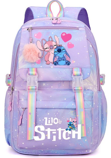 Lilo ve Stitch Stitch Öğrenci Sırt Çantası (Yurt Dışından)