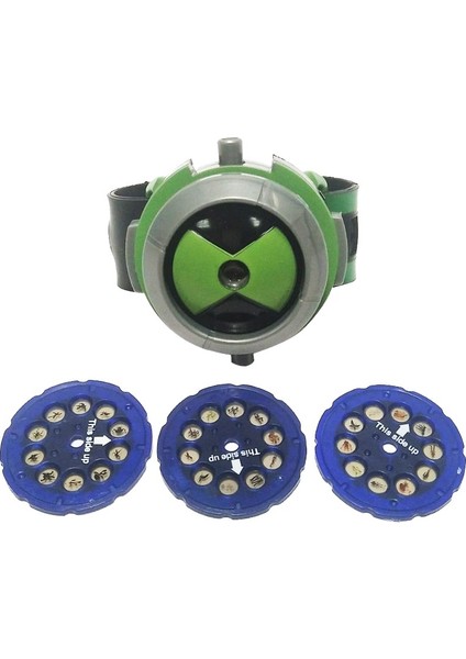 BEN10 Ben 10 Earth Defender Prksiyon Saati Oyuncak Mavi Ufo Prksiyon Saati (Yurt Dışından)