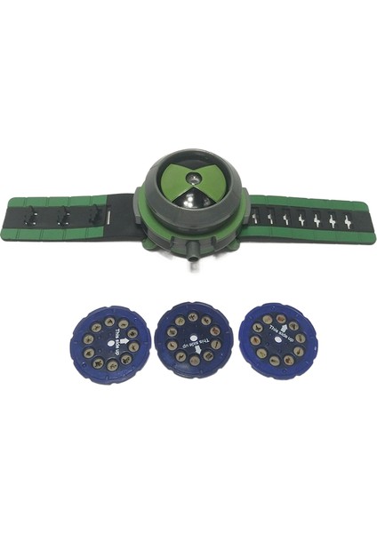 BEN10 Ben 10 Earth Defender Prksiyon Saati Oyuncak Mavi Ufo Prksiyon Saati (Yurt Dışından)