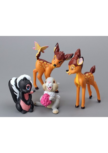 7 Adet Bambi Bamb Çocuk Bebek Süsü (Yurt Dışından)