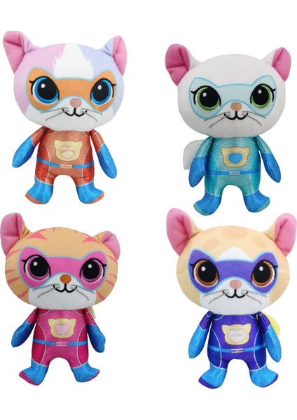 4 Superkitties Peluş Doldurulmuş Oyuncak Bebek (Yurt Dışından)