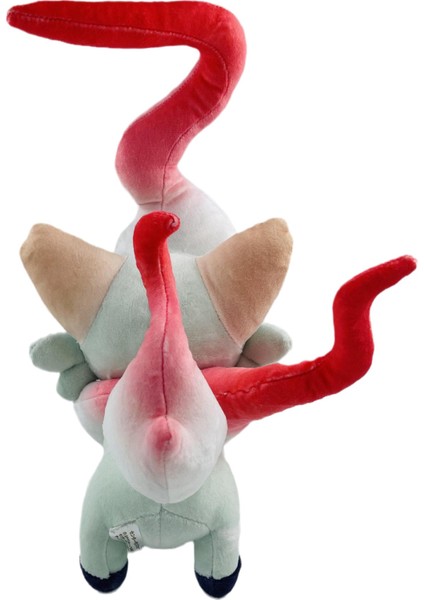 27CM Ayakta Beyaz Heterokromatik Zoroark Mavi ve Kırmızı Peluş Bebek (Yurt Dışından)