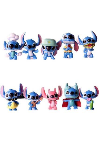 10 Stitch Figürü, Stitch Yıldızı ve Stitch Çizgi Film Figürleri (Yurt Dışından)