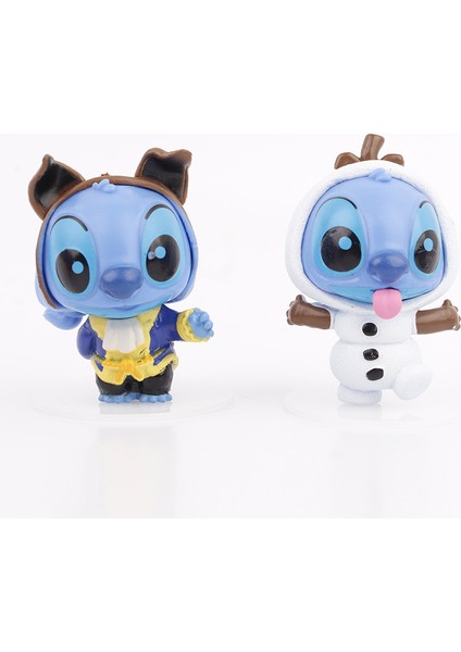 8 Parçalı Star ve Stitch Bebek Figürleri Seti (Yurt Dışından)