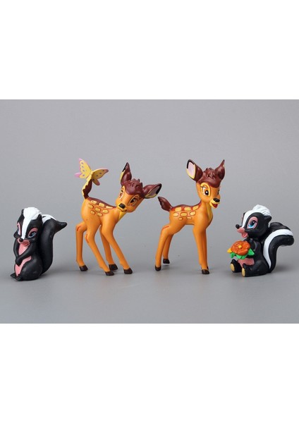 7 Adet Bambi Bamb Çocuk Bebek Süsü (Yurt Dışından)