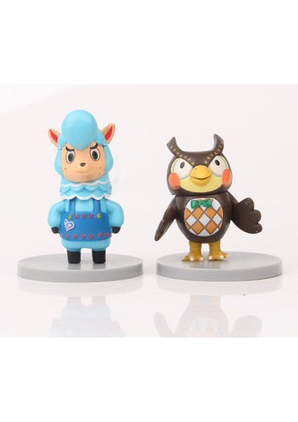 8 Animal Crossing Figürleri Animal Crossing Jingjiang Kk Pasta Süsleri Bebekleri ve Bebekler (Yurt Dışından) modelleri