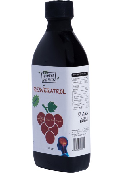Beferment Organik Resveratrol Şurup (Üzüm Çekirdeği Özlü ve Propolis ) 220 gr fiyatları