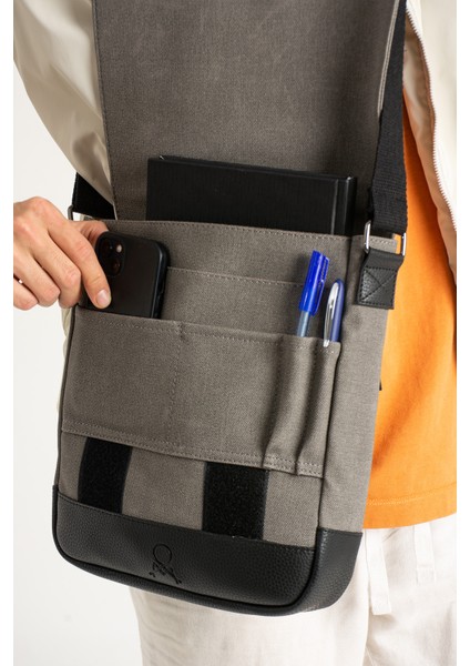 M 417 Mega Bag Unısex Kanvas Postacı Çantası Askılı Çanta Omuz Çanta indirimleri